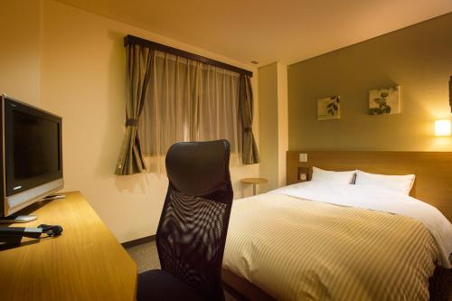 Televisyen dan/atau pusat hiburan di Hotel Fuji Tatsugaoka