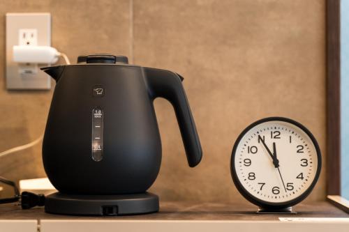 Flower Base Tsubakiにあるコーヒーまたはお茶
