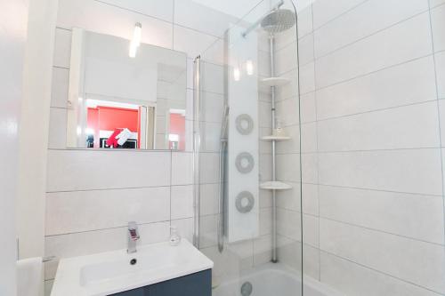 Et badeværelse på Le Devosge