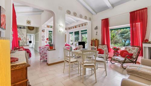Χώρος καθιστικού στο Villa Susy al mare