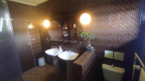 Koupelna v ubytování Apartmán Vika
