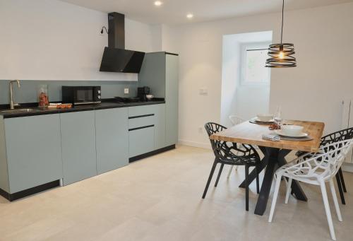 Kuchyň nebo kuchyňský kout v ubytování GOIZARTE Apartamentos turísticos rurales.