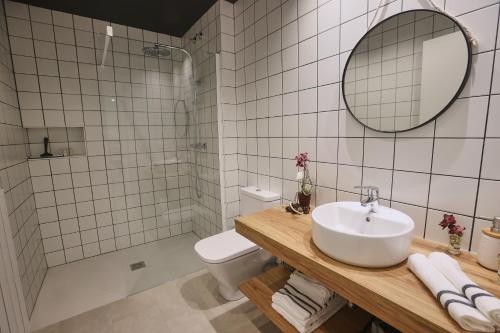 Koupelna v ubytování GOIZARTE Apartamentos turísticos rurales.