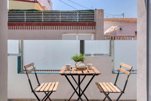 Balkón nebo terasa v ubytování Umihouse apartamentos centro Alicante