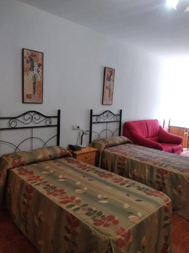 Postel nebo postele na pokoji v ubytování Hotel Condado de Miranda