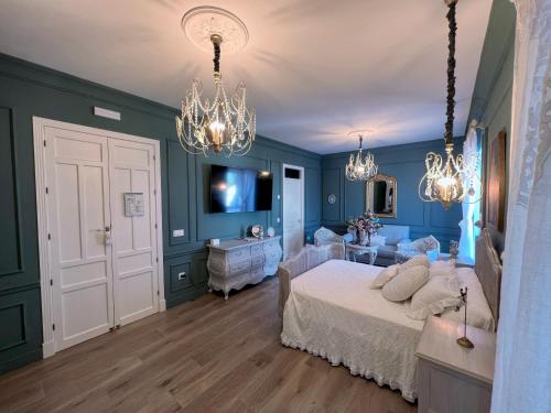 Letto o letti in una camera di Hotel Boutique iulia 5 Estrellas