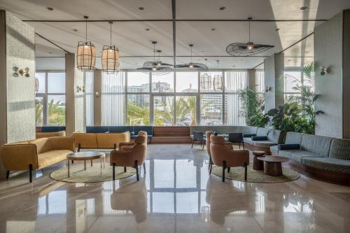 Posezení v ubytování Dan Panorama Eilat