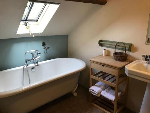 A bathroom at The Coach House, The Old Rectory