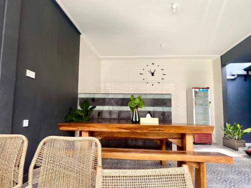 Khu vực ghế ngồi tại kubu pande canggu