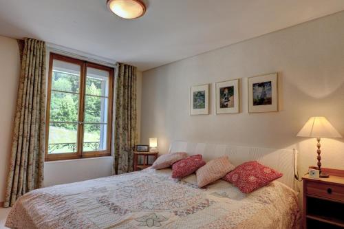 Postel nebo postele na pokoji v ubytování Appartement Rosat 6
