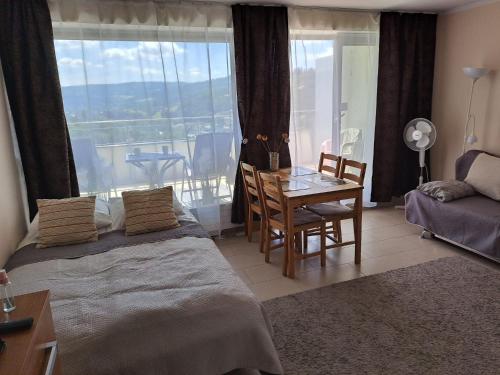 Katil atau katil-katil dalam bilik di Apartament Wisła Bukowa