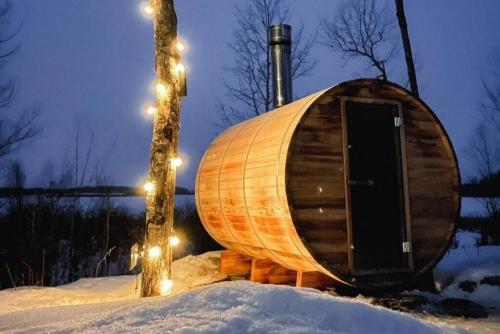 Το Refuge Bay's Ignis Dome - Luxury Off Grid Escape τον χειμώνα