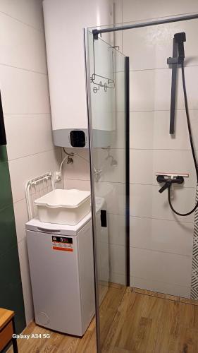 Koupelna v ubytování NAD JEZIOREM - Apartamenty