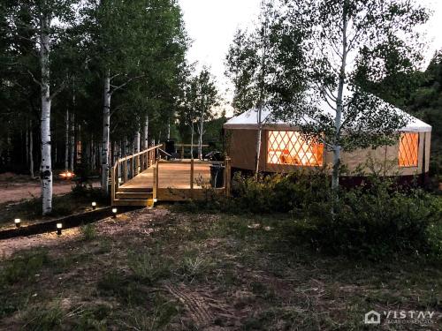 Gallery image of Off-grid Yurt At Angel Valley Ranch in Duck Creek Village