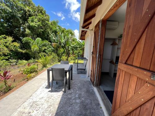 Balkon oz. terasa v nastanitvi Chambre Birloton