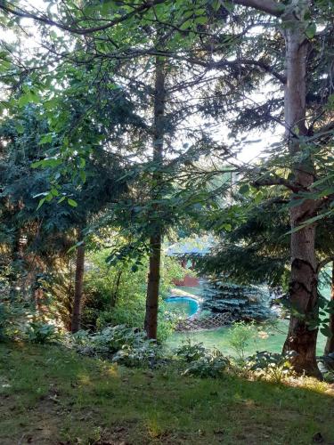 Landskap semula jadi dekat dengan the country house