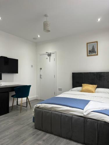 Ένα ή περισσότερα κρεβάτια σε δωμάτιο στο En-suite double room