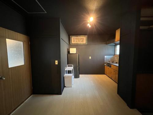 Dapur atau dapur kecil di ホテル江ノ島アパートメント