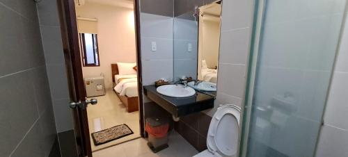 Koupelna v ubytování Kyo Hotel
