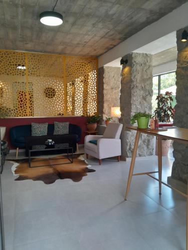 Zona de estar de Hotel Lamish