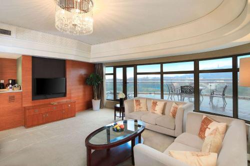 Zona de estar de Wyndham Grand Plaza Royale Hangzhou