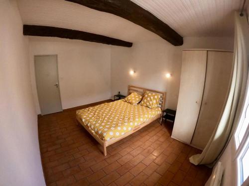 Cama o camas de una habitación en La résidence du Verdon au coeur de riez