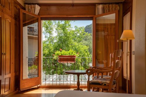 Uma varanda ou terraço em Hotel Can Boix de Peramola