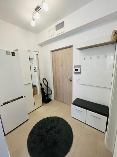 Ένα ή περισσότερα κρεβάτια σε δωμάτιο στο Kiki home