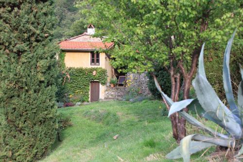 uma pequena casa no meio de um quintal em The Simple Life em Casoli