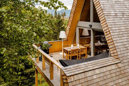 Balcon ou terrasse dans l'établissement Strajerii Verzi