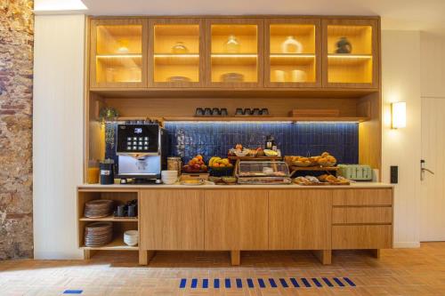 Køkken eller tekøkken på Port Plaza Apartments