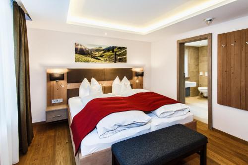 Katil atau katil-katil dalam bilik di Hotel zur Post