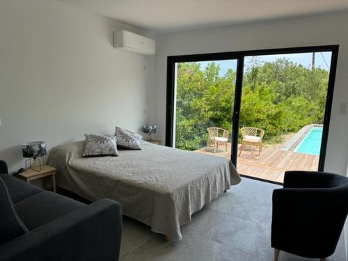 Postel nebo postele na pokoji v ubytování Residence Mare e Monte