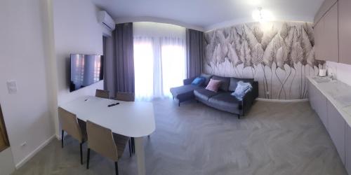 Un lugar para sentarse en Apartamenty przy nowej plaży 1