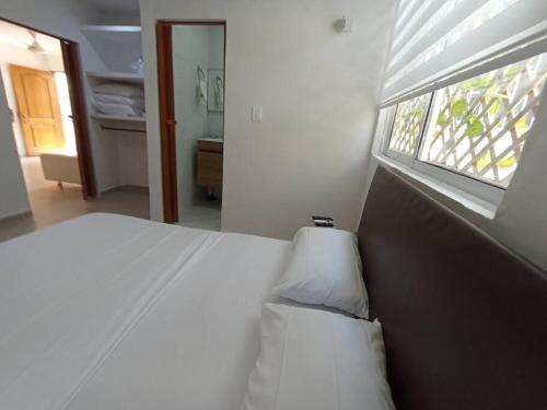 Cama ou camas em um quarto em Casa en Cartagena para disfrutar