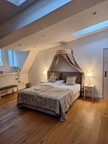 Кровать или кровати в номере Villa Vodicka