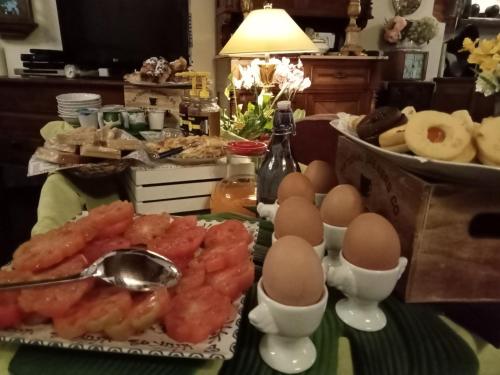 Comida en el bed and breakfast o alrededores