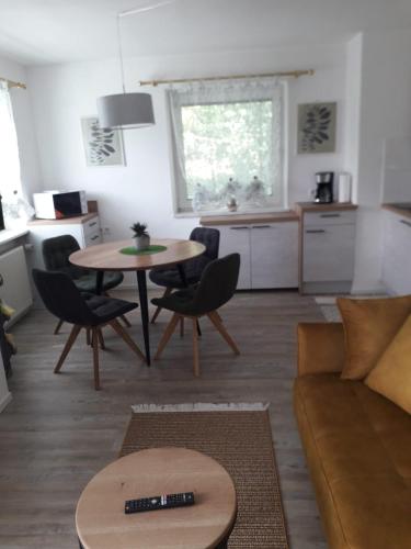 Kuchyň nebo kuchyňský kout v ubytování Appartments Bergluft