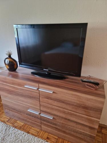 TV a/nebo společenská místnost v ubytování Guesthouse Irac