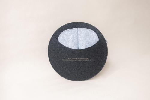 a black and white object on a white background at April1550 Boutique Hotel in Ljubljana