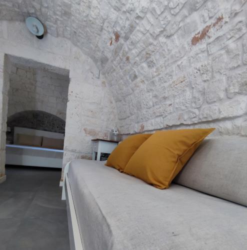 Postel nebo postele na pokoji v ubytování Scardino Trulli