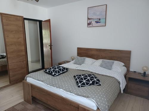 Ένα ή περισσότερα κρεβάτια σε δωμάτιο στο Studio Apartment Nikola