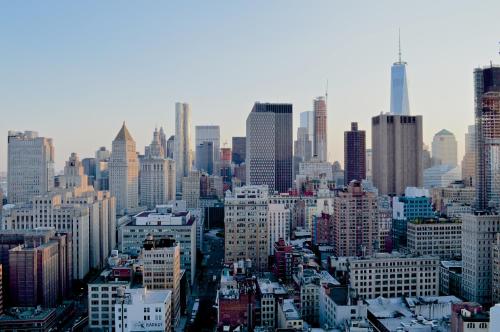 a view of a large city with tall buildings at NoMo SoHo in New York