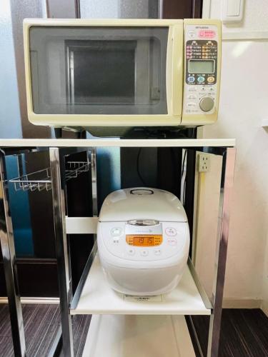 Η κουζίνα ή μικρή κουζίνα στο DIAMOND WAKAMATSU l 若松町