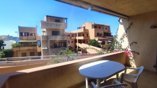 Μπαλκόνι ή βεράντα στο Appartamento Oltremare davanti spiaggia
