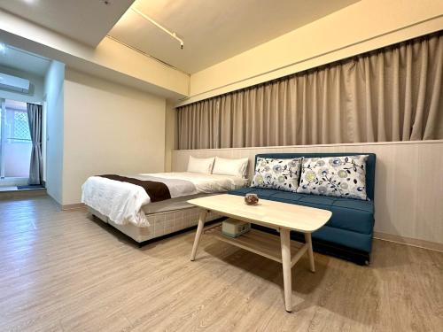 Χώρος καθιστικού στο Music City Inn