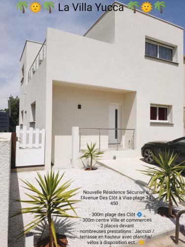 La Villa Yucca Vias Plage - 300m plage et centre
