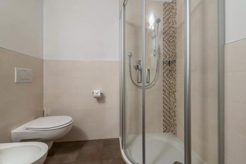 Ένα μπάνιο στο Montis Moarhof Natur Apartments