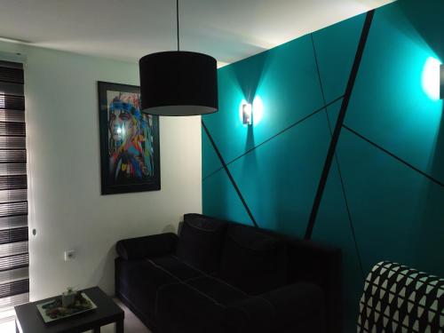 Гостиная зона в Studio Triangle Divcibare