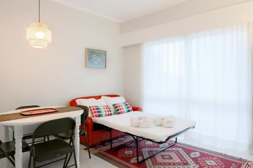 Ruang duduk di HM - Galiza Vilar Apartment